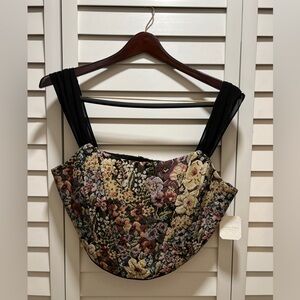 Altar’d State Floral corset top NWT